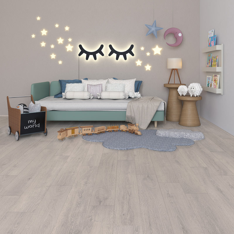 Washed Grey Oak - 8.3mm Laminate Flooring