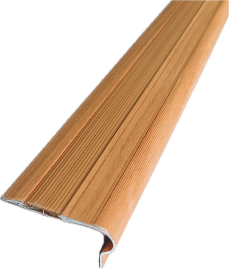 Spotted Gum - Stair Nosing (Aluminium Noses with Anti-Slip Strip)