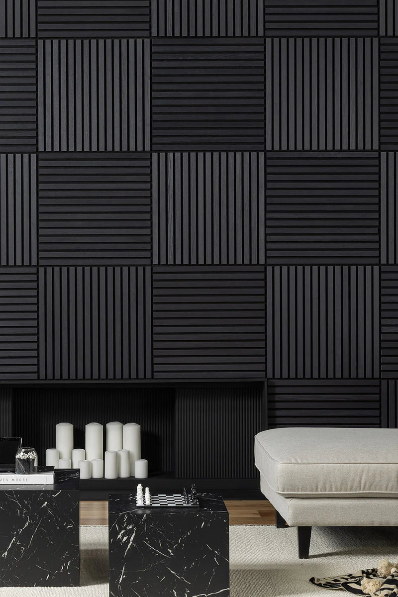 Black Oak - Premium Acoustic Slat Wall Panels