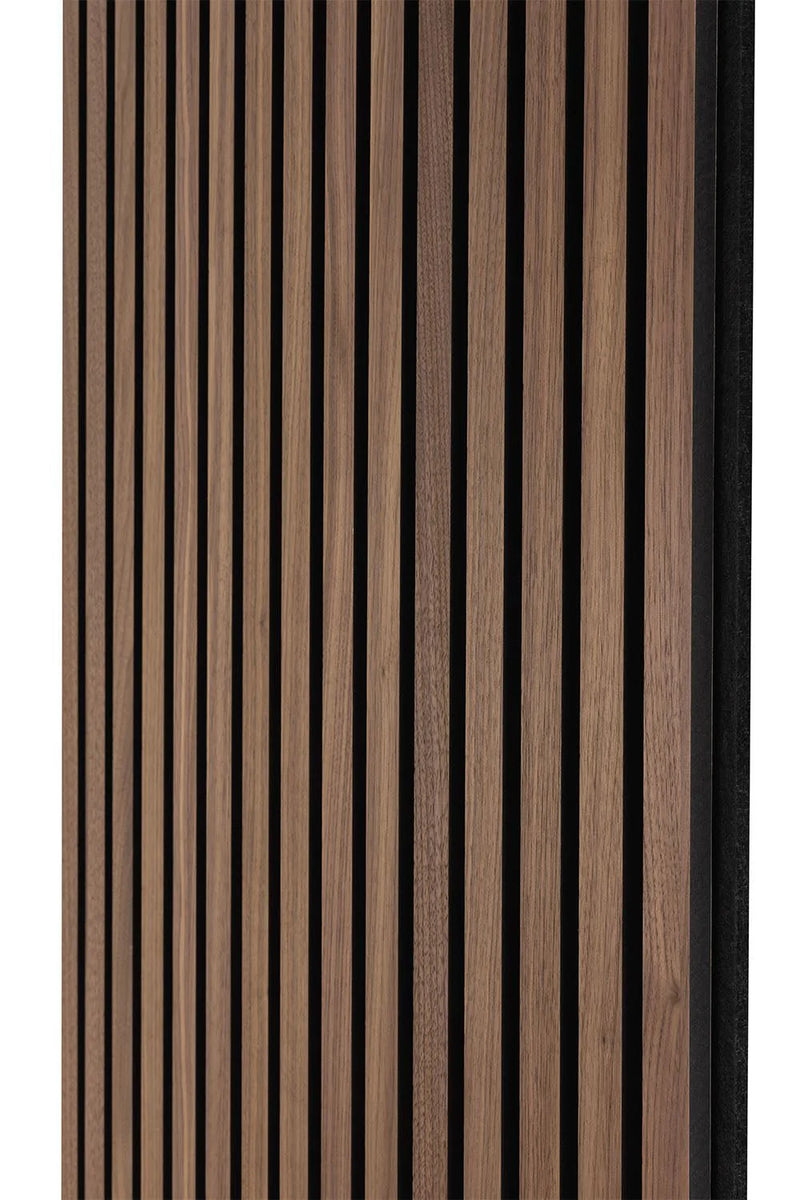 Natural Walnut - Premium Acoustic Slat Wall Panels