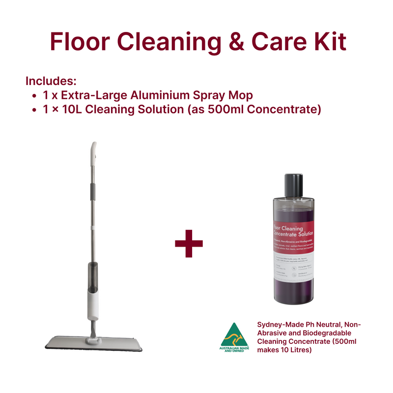 Timber Flooring Spray Mop & Cleaning Kit