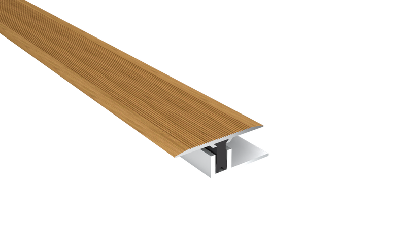 Universal Flat Cover Trim - With Base - Satin Oak (Code: 10)