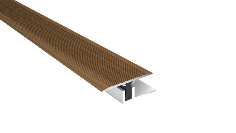 Universal Flat Cover Trim - With Base - Natural / Spotted Gum (Code: 12)