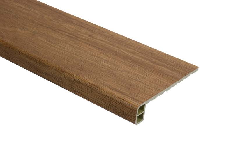 6.5mm Hybrid WPC Stair Nosing - Coastal Spotted Gum