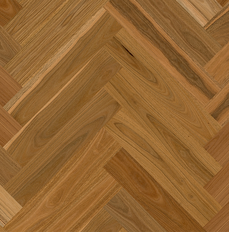 Spotted Gum Herringbone Floor - Engineered 14/3 Australian Timber Flooring