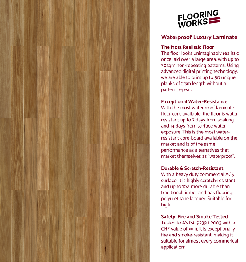 Coastal Spotted Gum - 12.3mm Laminate Flooring