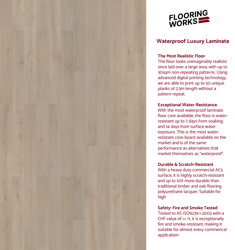 Washed Wood -12.3mm Laminate Flooring