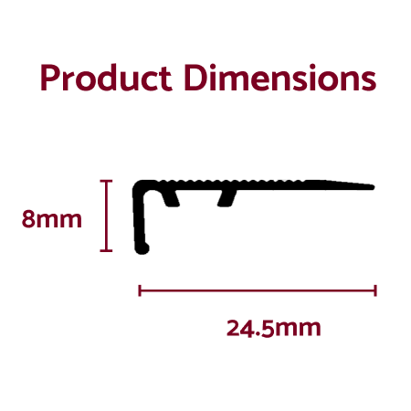 End Border Trim - With Base - Blackbutt (Code: 08)